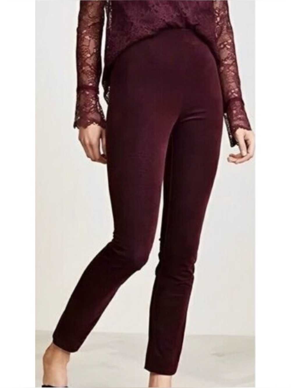 NWT! Theory Casual Velvet Stretch Pants